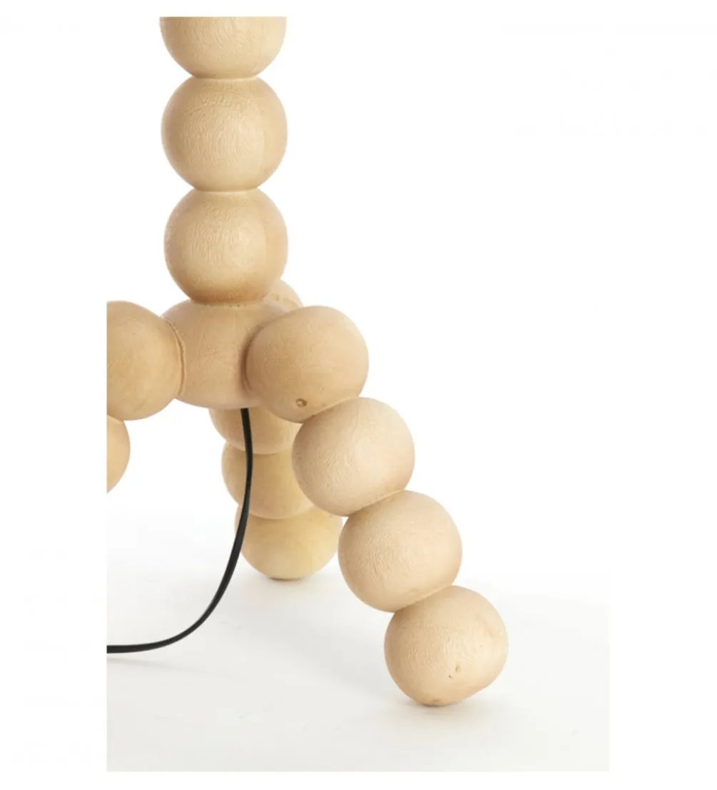 Stojak do lampy VEGLIO 130 cm drewno mango naturalny