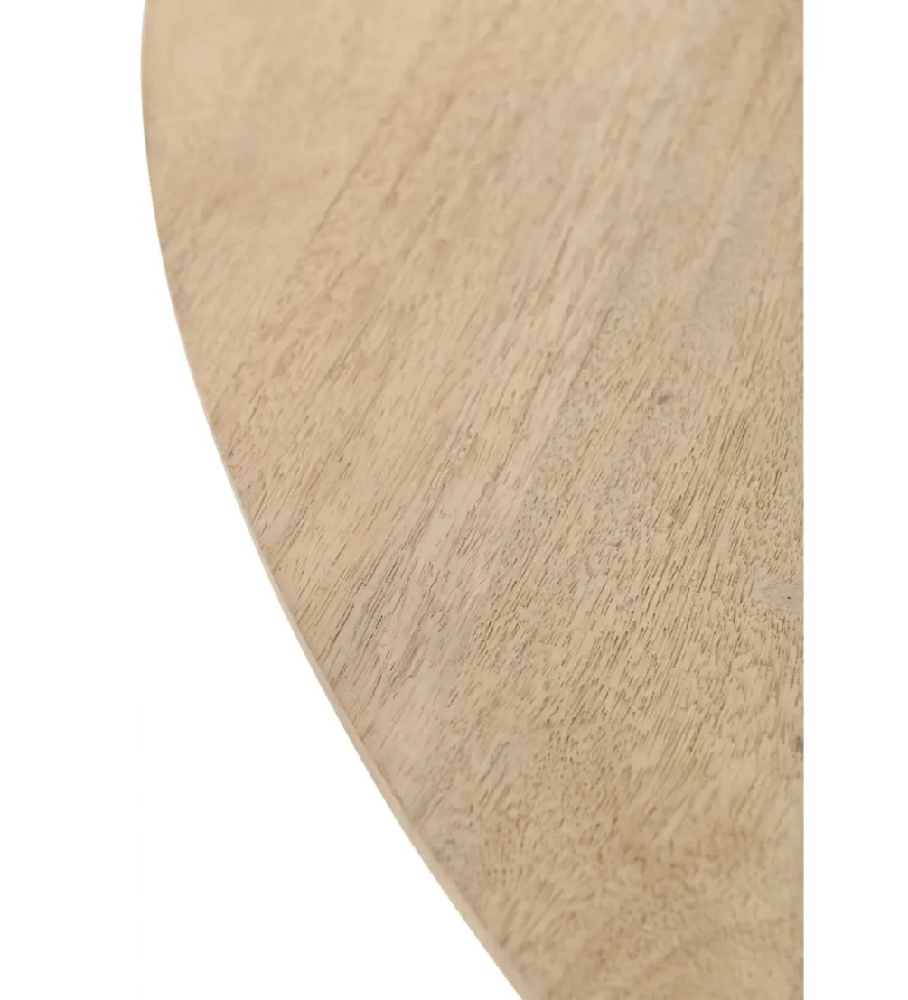 Stół okrągły CONNIE 110 cm drewno mango