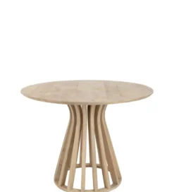 Stół okrągły CONNIE 110 cm drewno mango