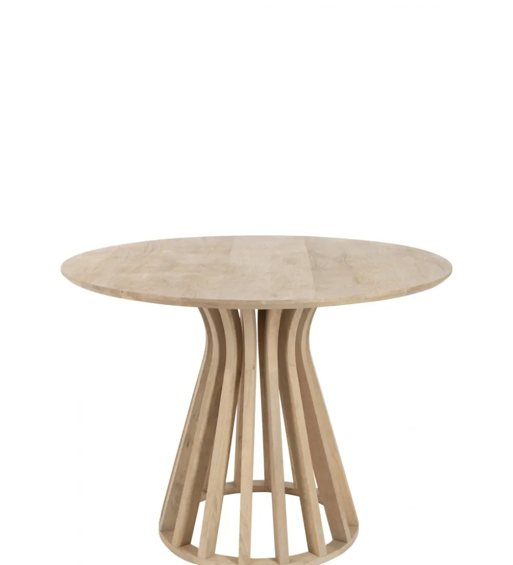 Stół okrągły CONNIE 110 cm drewno mango