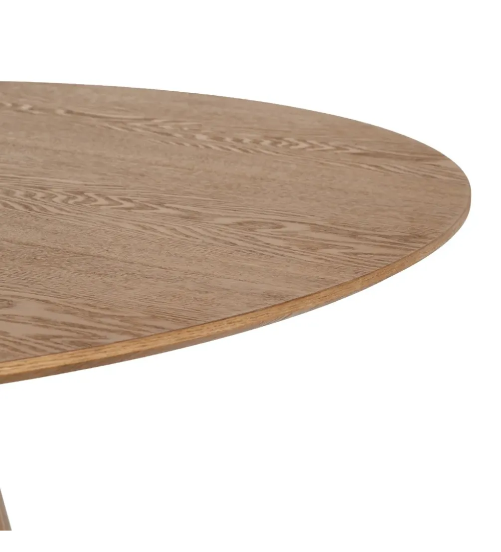 Stół okrągły POPPO 120 cm Naturalny