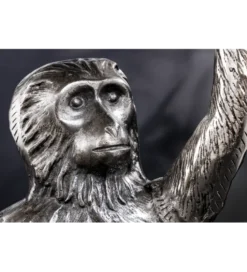 Stolik kawowy WILDLIFE MONKEY 55 cm srebrny