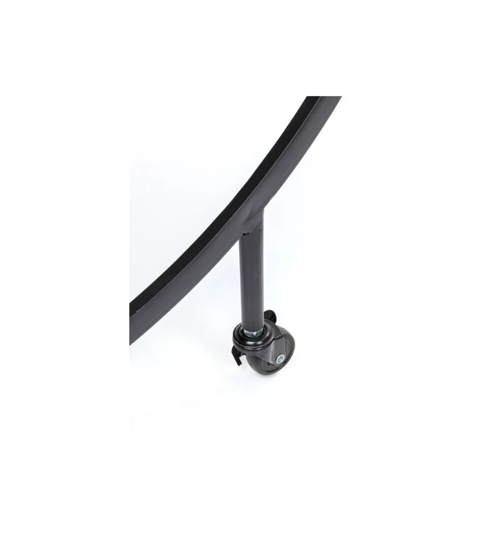 Stolik na kółkach LOFT 74 cm czarny