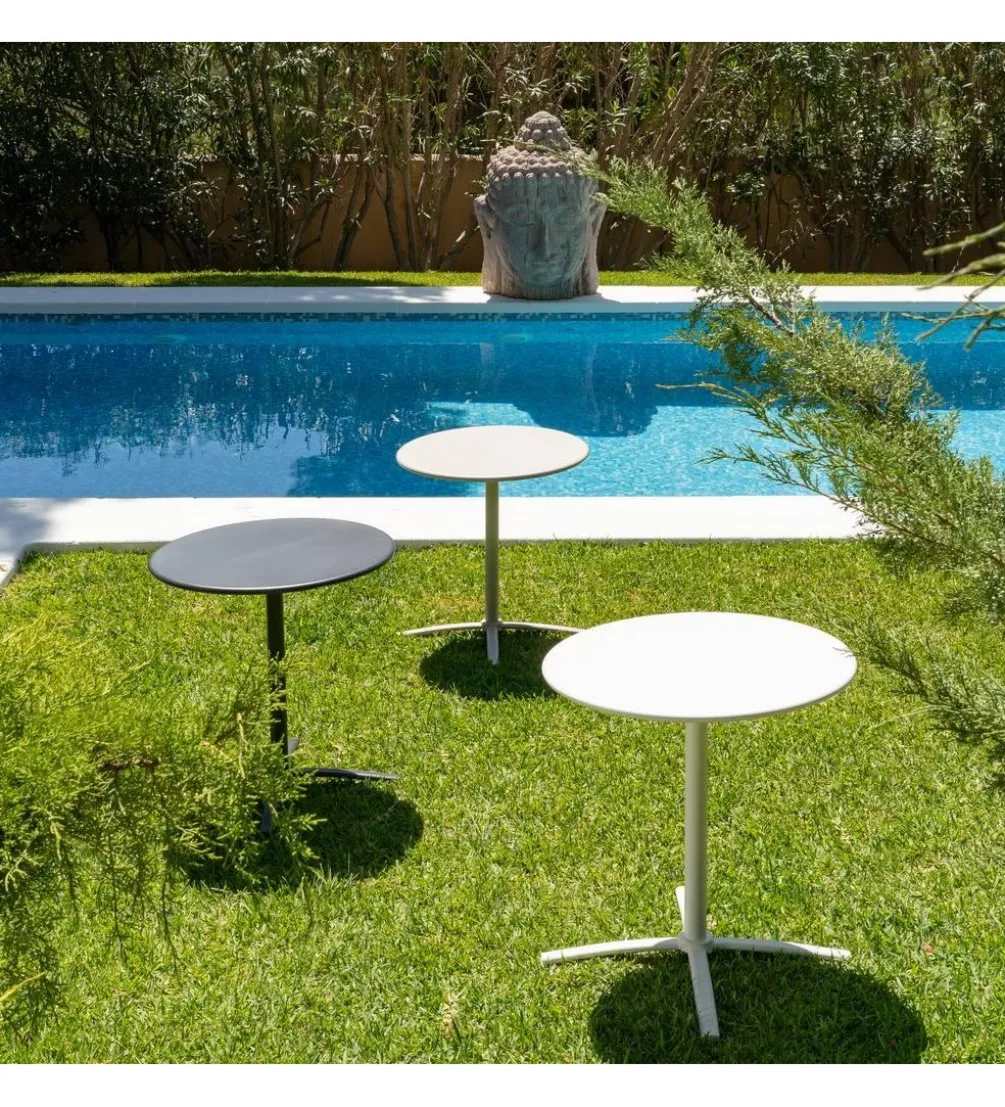Stolik bistro KUKY 70 cm biały