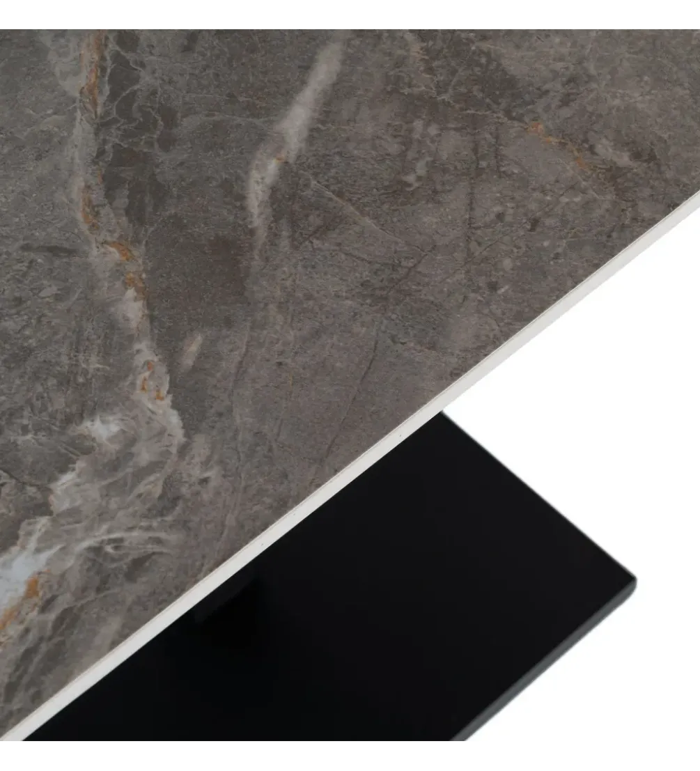 Stolik bistro SINTERED 80 cm efekt marmuru
