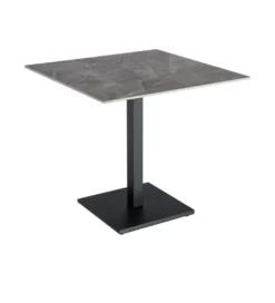 Stolik bistro SINTERED 80 cm efekt marmuru