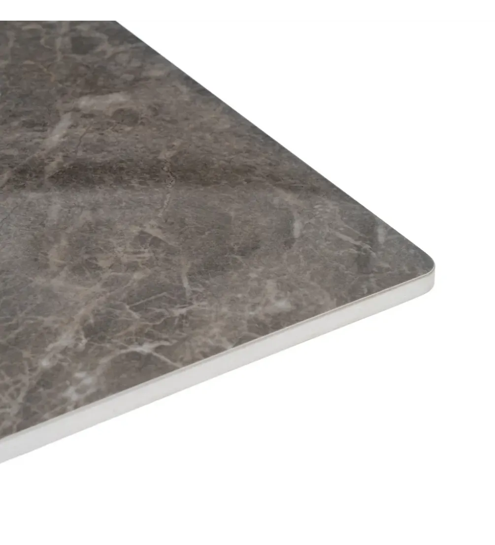 Stolik bistro SINTERED 80 cm efekt marmuru