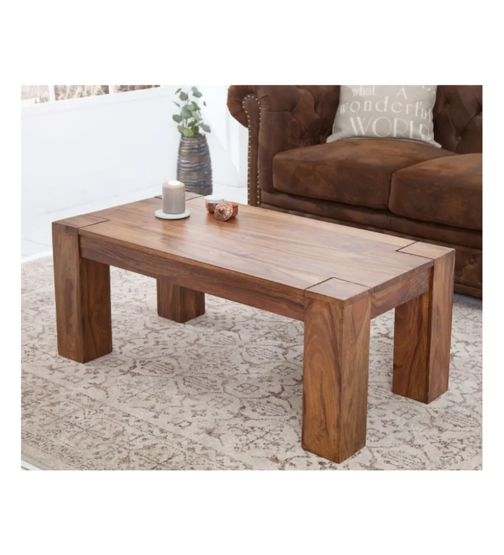 Stolik FINICE Makassar 100 cm drewno sheesham