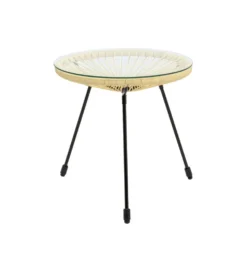 Stolik kawowy ACAPULCO BUTTER 50 cm żółty