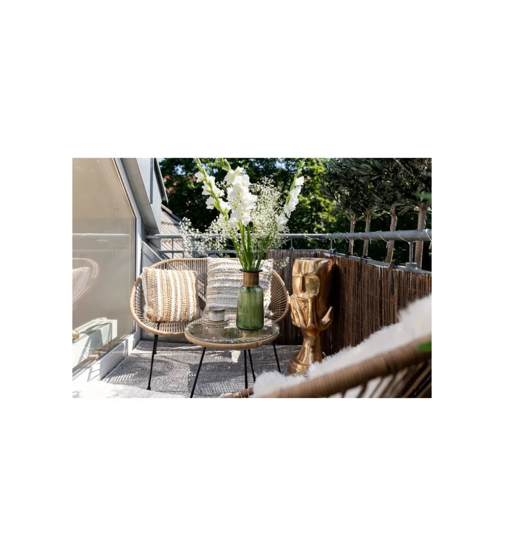 Stolik kawowy ACAPULCO 50 cm naturalny