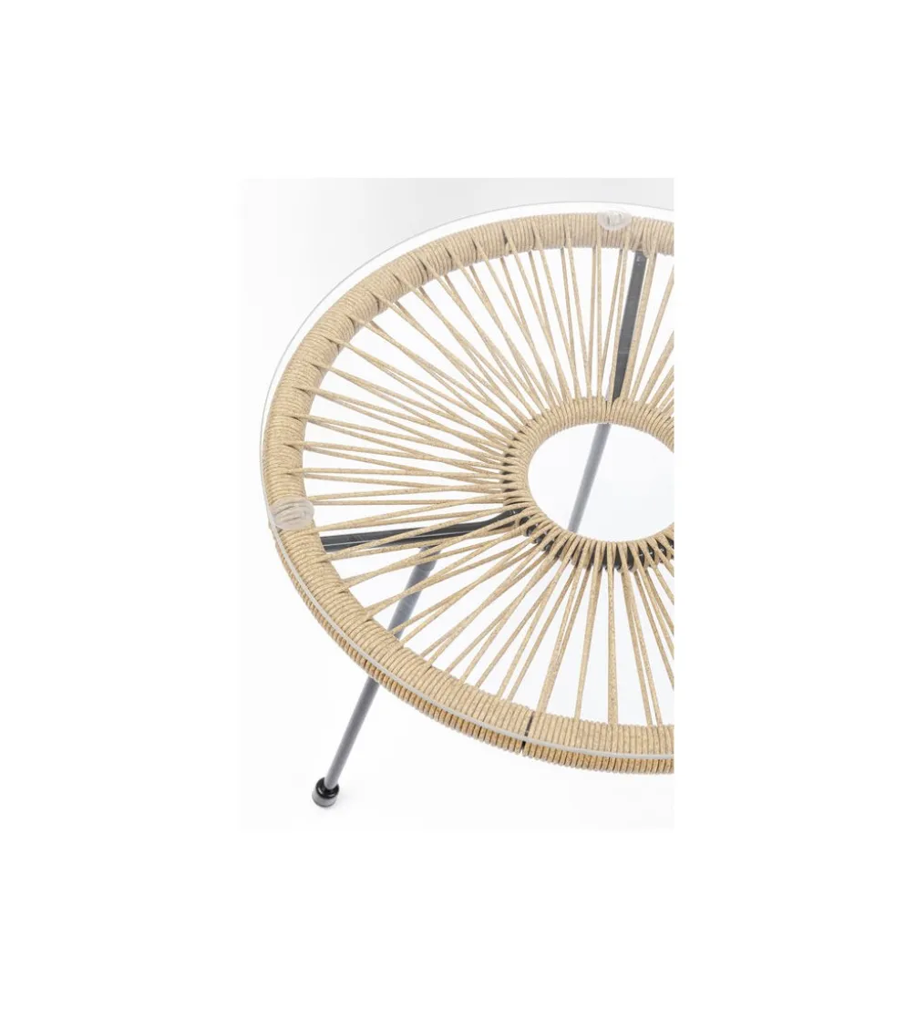 Stolik kawowy ACAPULCO 50 cm naturalny