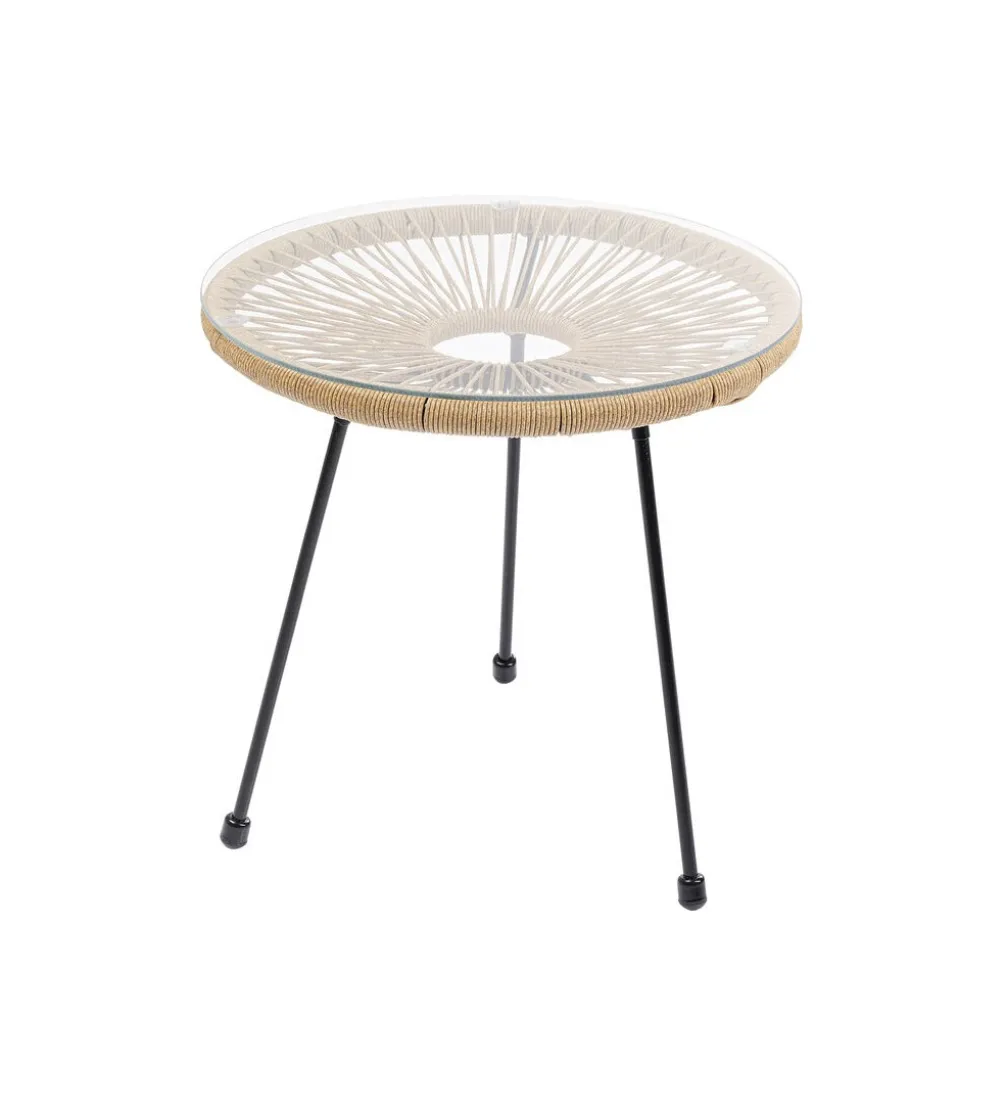 Stolik kawowy ACAPULCO 50 cm naturalny