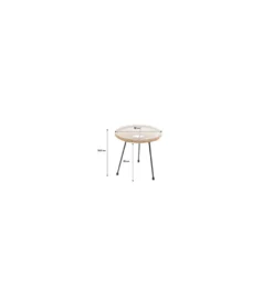 Stolik kawowy ACAPULCO 50 cm naturalny