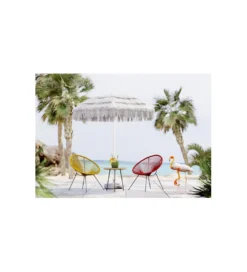 Stolik kawowy ACAPULCO 50 cm naturalny