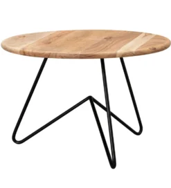 Stolik kawowy AGRI 60 cm drewno akacja