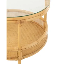 Stolik kawowy ALAN 70 cm rattan