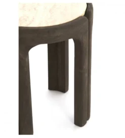 Stolik kawowy ALI 45 cm ciemnobrązowy piaskowy