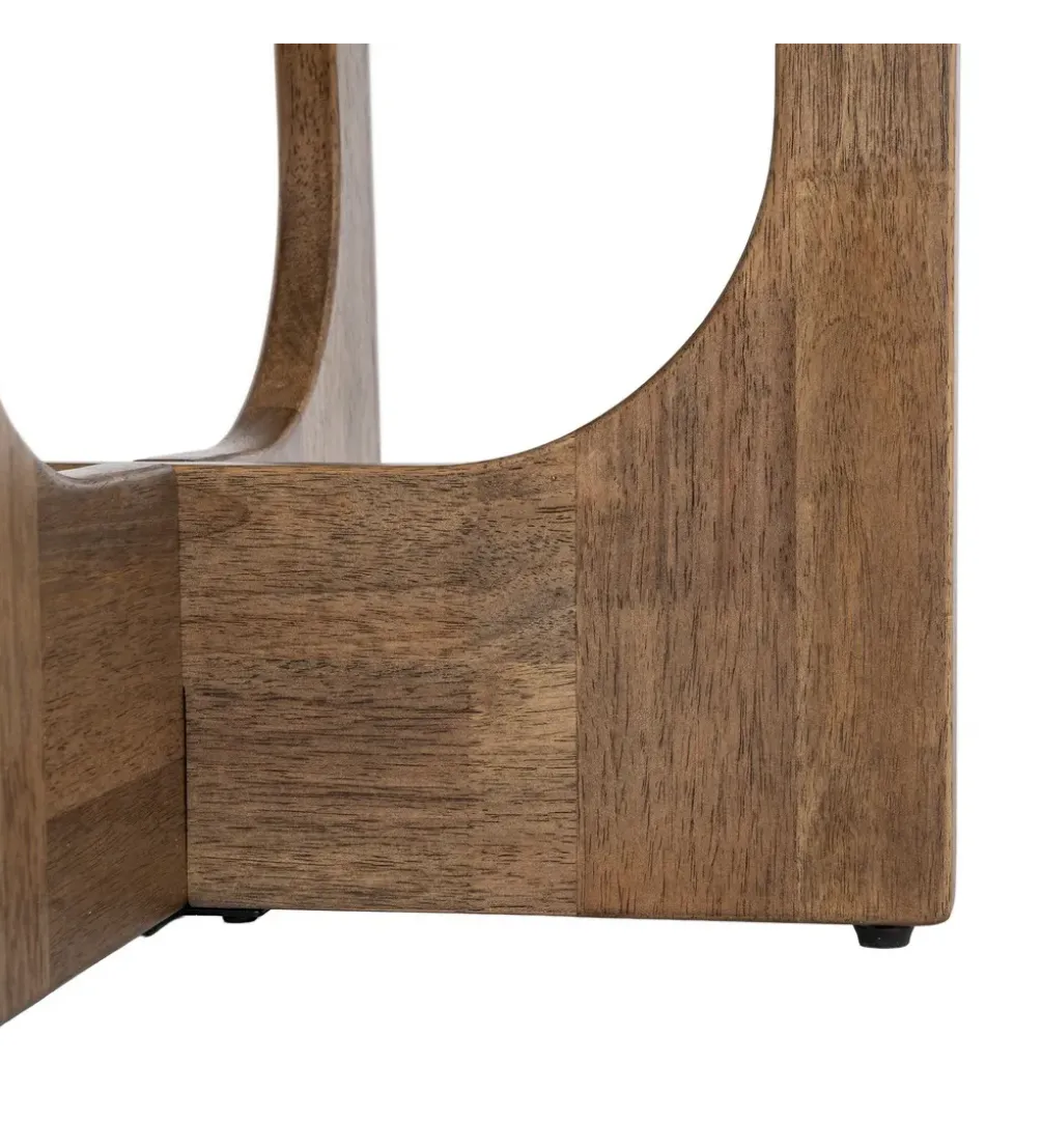 Stolik kawowy AMY 60 cm drewno kauczuk