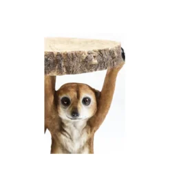 Stolik kawowy ANIMAL MEERKAT SISTERS 33 cm brązowy