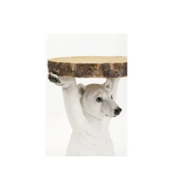 Stolik kawowy ANIMAL POLAR BEAR 37 cm biała