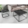 Stolik kawowy ARCHITECTURE 60 cm w optyce czarnego marmuru