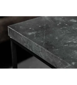 Stolik kawowy ARCHITECTURE 60 cm w optyce czarnego marmuru