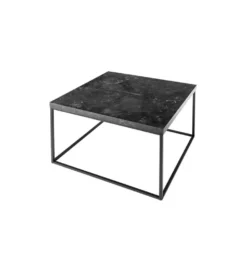 Stolik kawowy ARCHITECTURE 60 cm w optyce czarnego marmuru