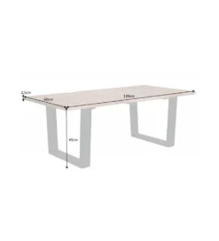 Stolik Kawowy ARKTYKA Maamut 120 Cm drewno Akacja