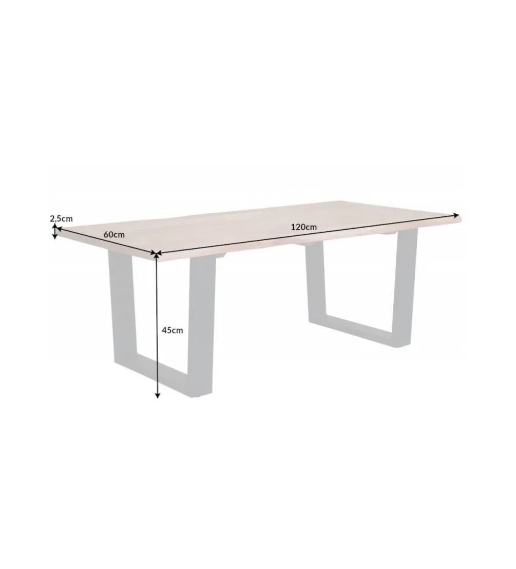 Stolik Kawowy ARKTYKA Maamut 120 Cm drewno Akacja