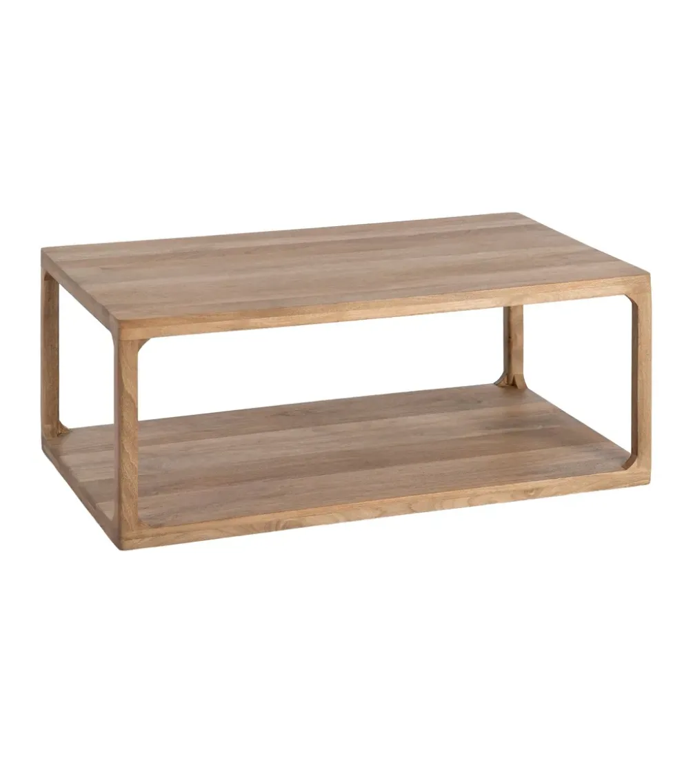 Stolik kawowy ASANA 110 cm drewno mango