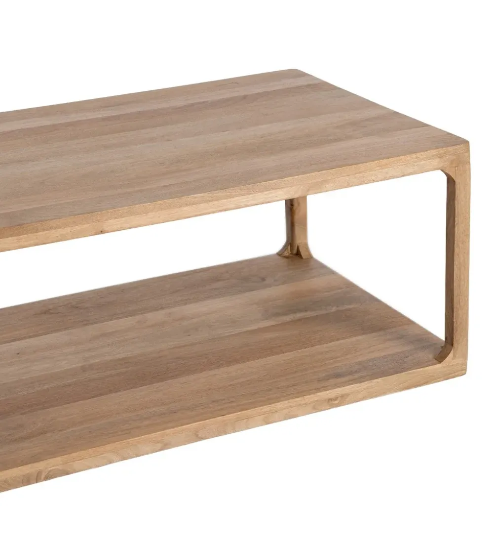 Stolik kawowy ASANA 110 cm drewno mango