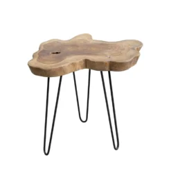 Stolik kawowy Aspen 50 cm dewno teak