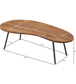 Stolik kawowy AVOLA 122 cm drewno sheesham