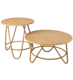 Stolik kawowy BALIA 60 cm rattan