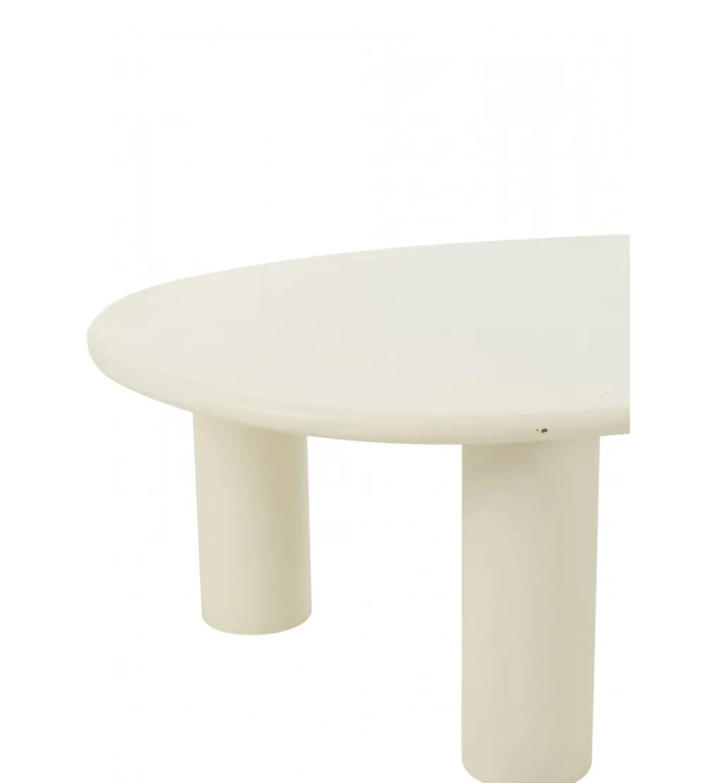Stolik kawowy BALI 108 cm biały