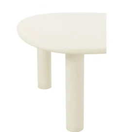 Stolik kawowy BALI 75 cm biały