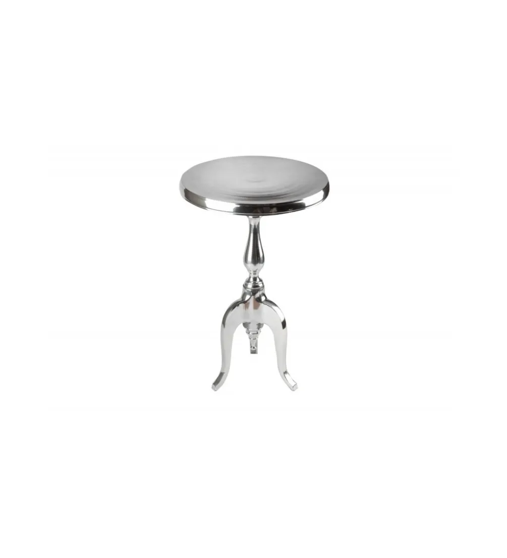 Stolik kawowy Barock Jardin 55 cm srebrny