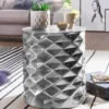 Stolik kawowy BATIN 43 cm srebrny