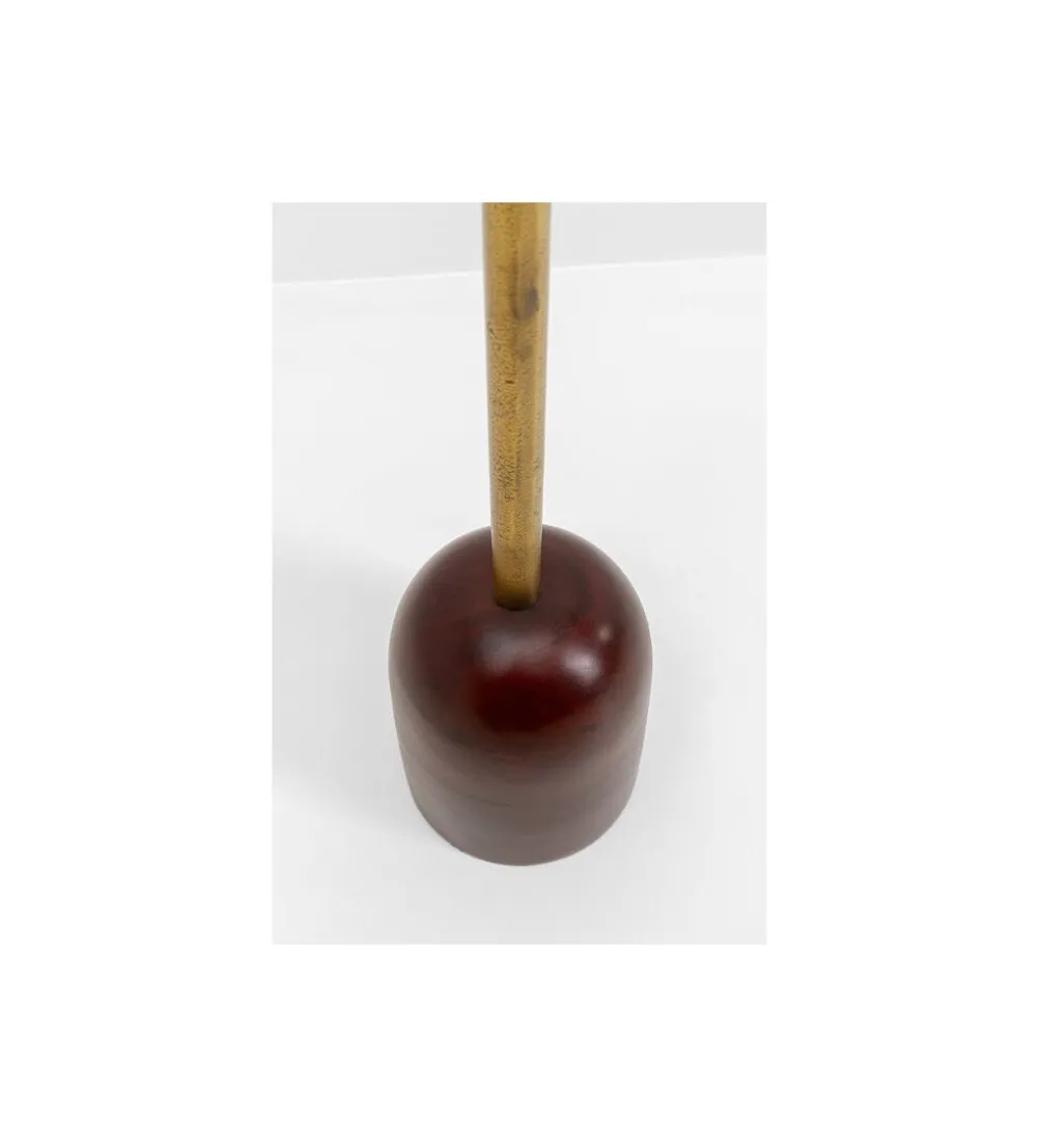 Stolik kawowy BIBO 20cm drewno mango złoty