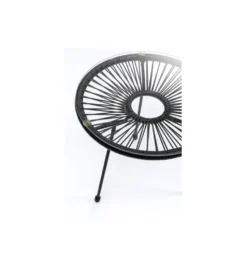 Stolik kawowy boczny ACAPULCO MONO 50 cm czarny