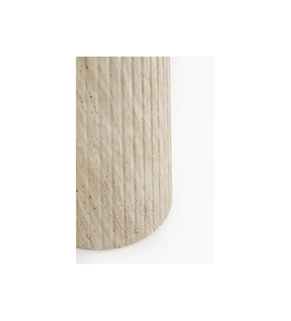 Stolik kawowy boczny ALMA 50 cm naturalny