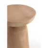 Stolik kawowy boczny BENISSA 42 cm beżowy