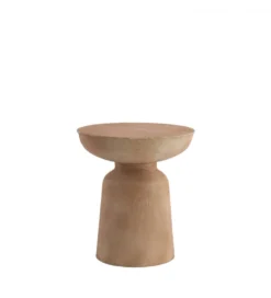 Stolik kawowy boczny BENISSA 42 cm beżowy