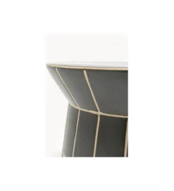 Stolik kawowy boczny BLISS TILE RIM 38 cm niebieski