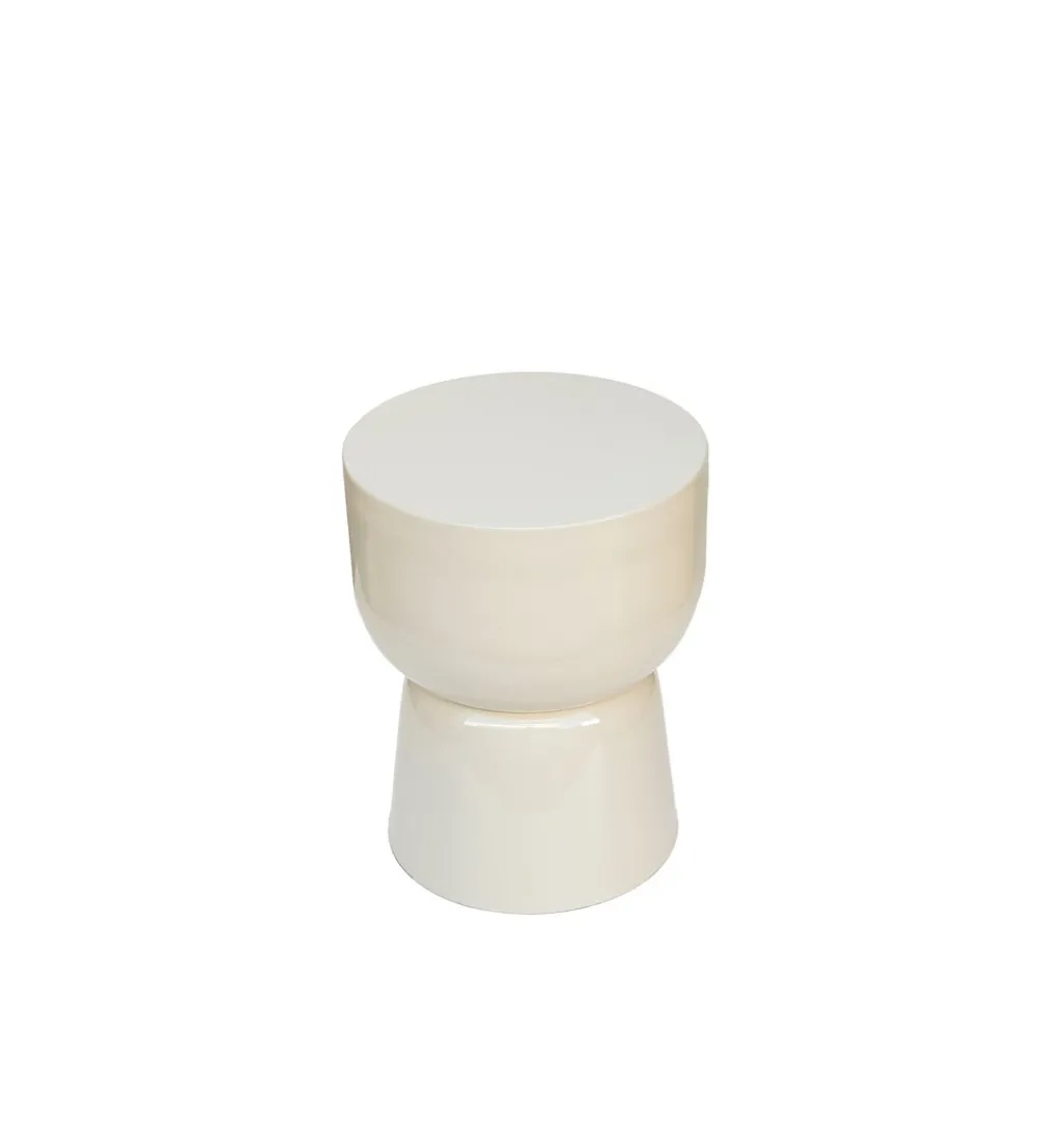 Stolik kawowy boczny BRIX KIAN 46 cm biały