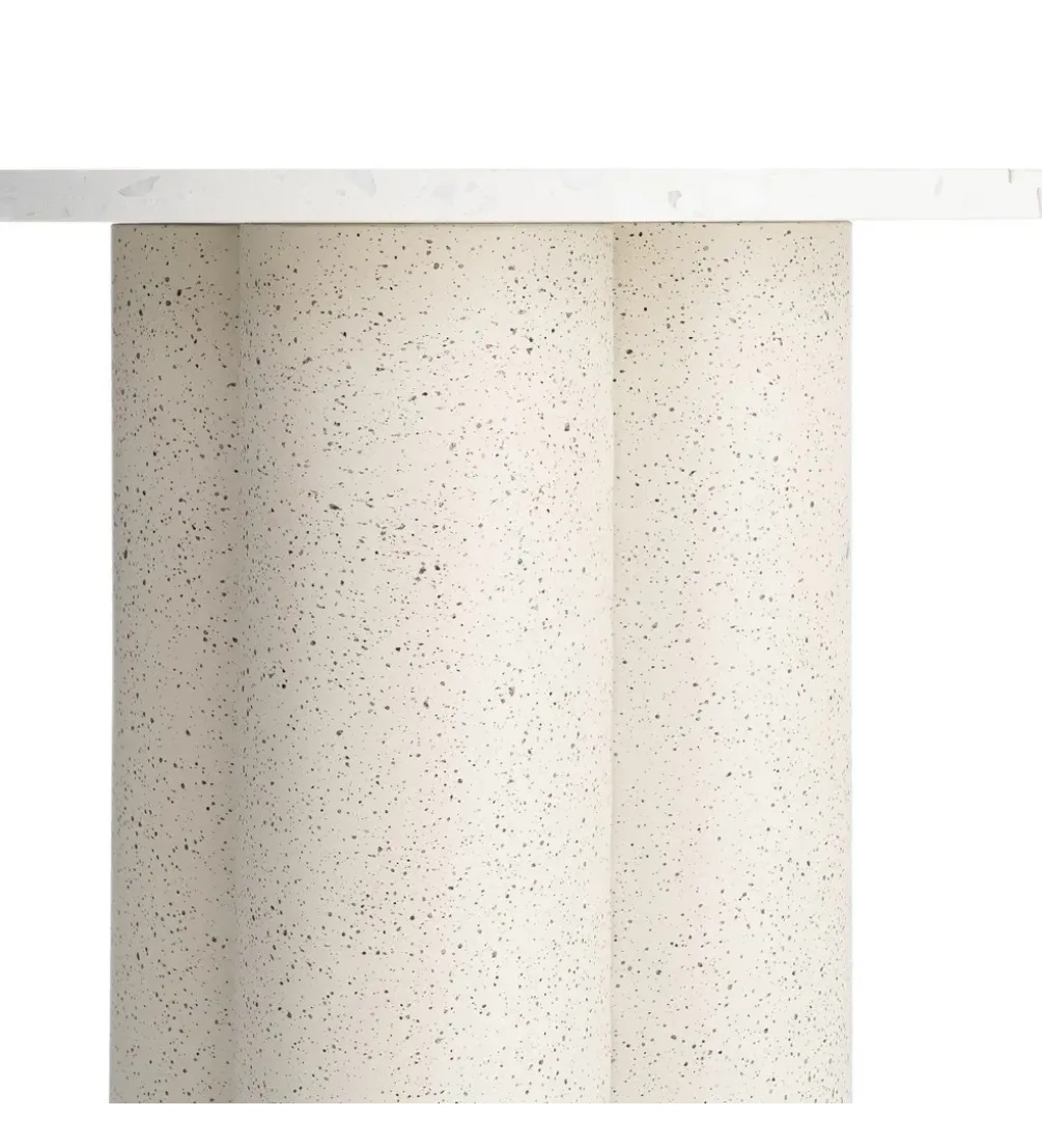 Stolik kawowy boczny CAVRANI 50 cm efekt terrazzo