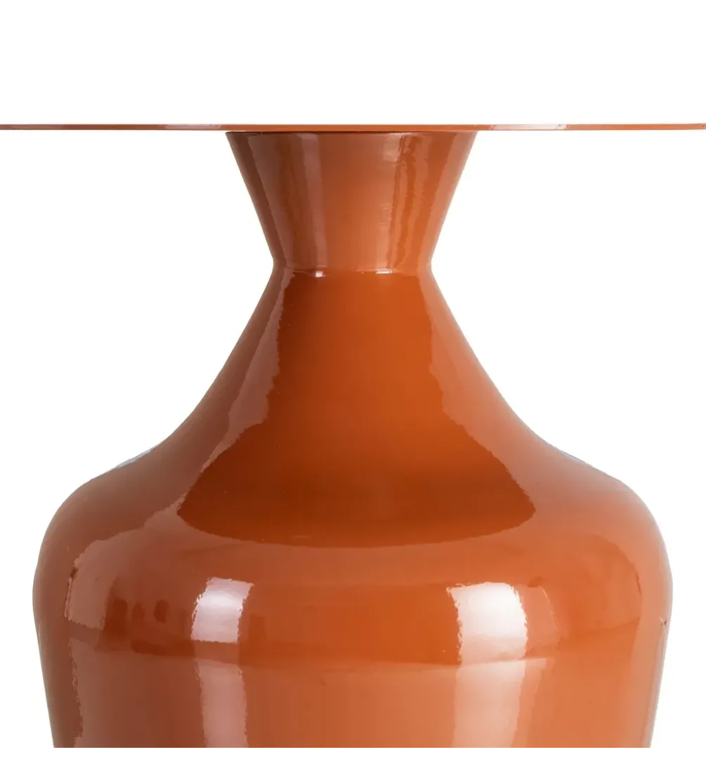 Stolik kawowy boczny CERANKI 47 cm terakkota