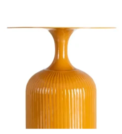Stolik kawowy boczny CERANKI 48 cm musztardowy
