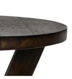 Stolik kawowy boczny CODENA 60 cm drewno mango