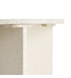 Stolik kawowy boczny DOBEMA 60 cm efekt terrazzo